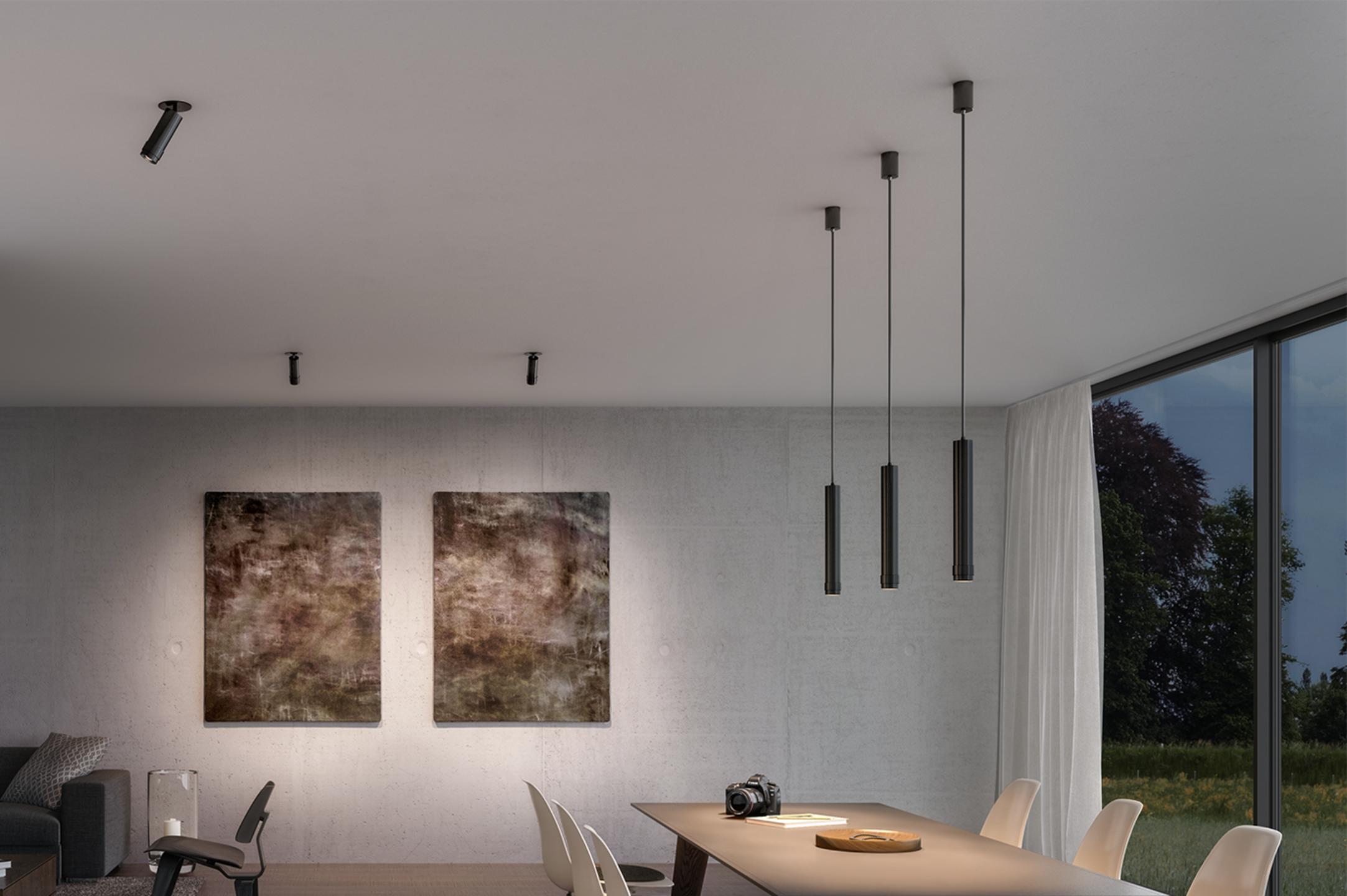 RIBAG VERTICO Pendant lamps and Mounted spotlights